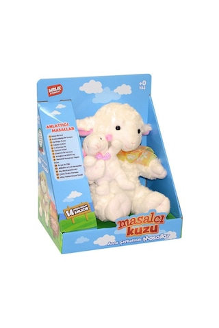 Oyuncak Masal Anlatan Kuzu Eğitici Peluş Kuzu