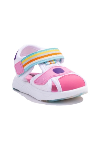 Vicco Flow Iı 332p24y202 Beyaz Pembe Ortopedik Günlük Kız Çocuk Spor Sandalet Beyaz