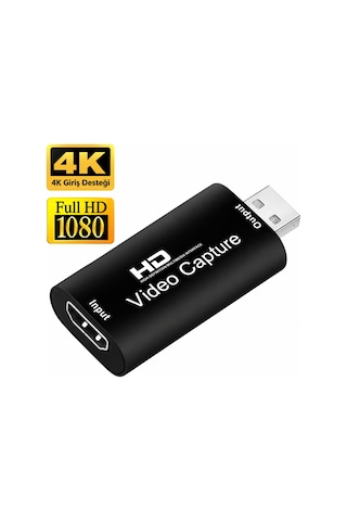 Full Hd 1080p Hdmı Usb Video Capture Kartı Youtube Twitch Tiktok Canlı Yayın Ve Video Kayıt Cihazı