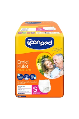 Canped Emici Külot Hasta Bezi S-küçük Small 18 Adet 2pk 9