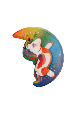 Squishy Ay Unicorn: Slow Rising Köpük Oyuncak Kawaii Stres Giderici Figür Unicorn