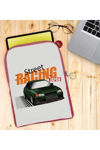 Bk Gift Street Racing Tasarımlı Taşınabilir Koruyucu Tablet Kılıf