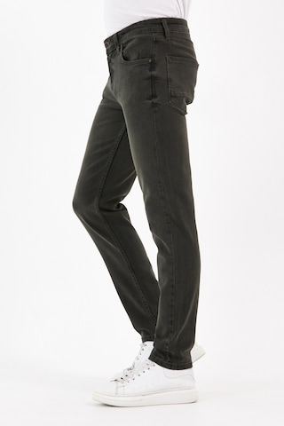 Digital Jeans Erkek Slim Fit Dar Kesim Dar Paça Kot Pantolon Haki Açık Gri
