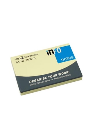 Post-it- Info Notes 50x75 Sarı 100yp