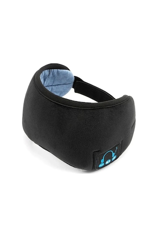 Xindoker Kablosuz Bluetooth Uyku Maskesi - Rahat Müzik Dinleme Ve Işık Engelleme Özellikli Siyah