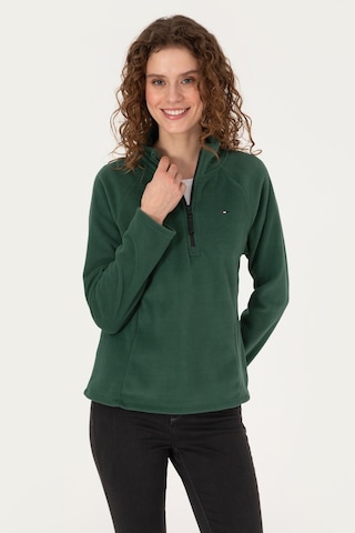 U.S. Polo Assn. U.s. Polo Assn. Kadın Koyu Yeşil Sweatshirt 50316714-vr079 Koyu Yesıl