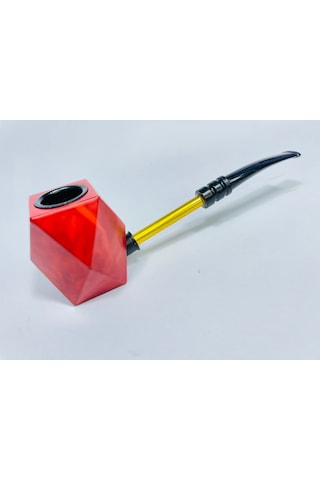 Alcan HG710 Ahşap Görünümlü Sert Akrilik Pipo 10 CM