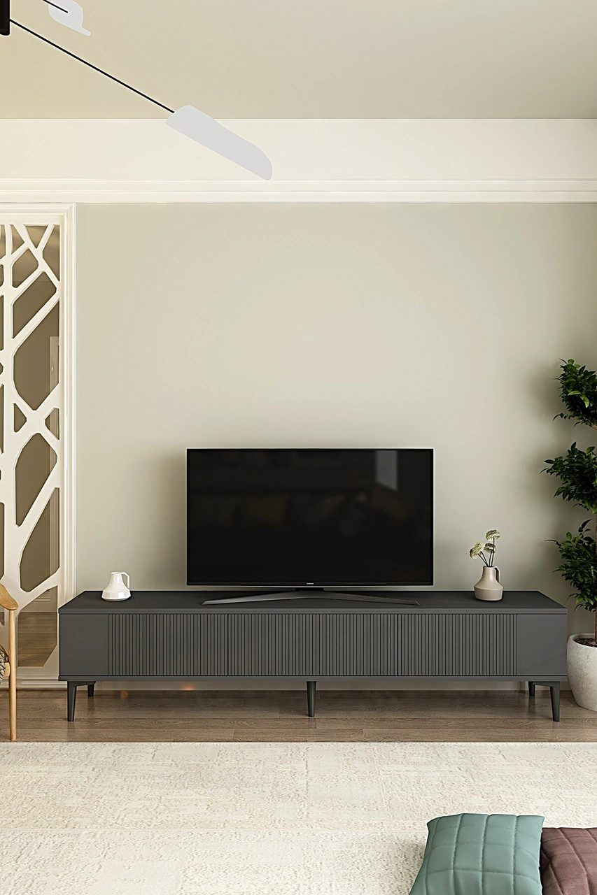 Tsa1803a - Corsa180 Tv Stand, Tv Sehpası Antrasit 180cm Antrasit