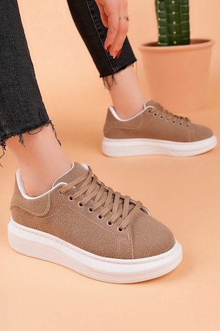 Luis A Costa Lc101 Açık Kahve Süet Kadın Sneaker Renkli