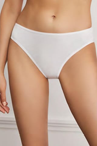 Eros 720 Kadın Klasik Slip 3'Lü Siyah-Beyaz-Ten