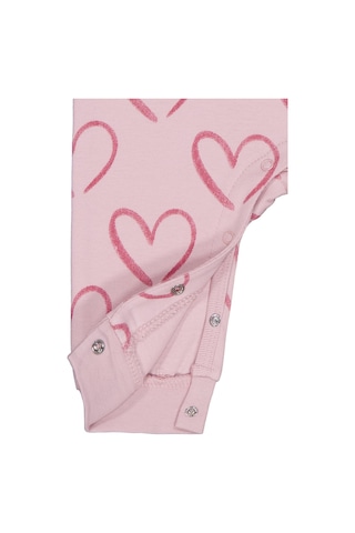 Civil Baby Tramlı Kalp Empirme 6-18 Ay Tulum - Pembe Pastel Pembe