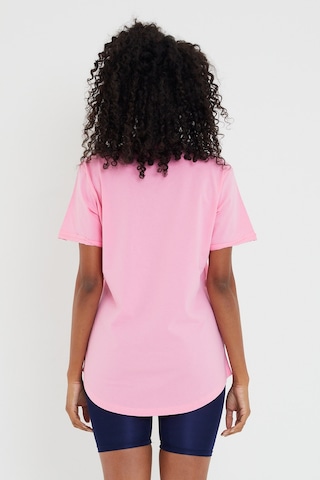 Kadın Pembe Pis Yaka Salaş T-shirt Ktcps001r06s Pembe