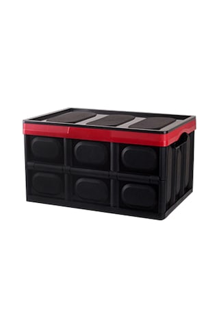 Xindoker Araba Bagajı Düzenleyici 30l Siyah Küçük Boy - Katlanabilir Abs Malzeme - Arabada Evde Kullanım Diğer