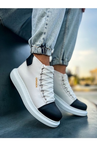 Ch258 Gbt Roma Colourful Erkek Bot Beyaz/sıyah 001