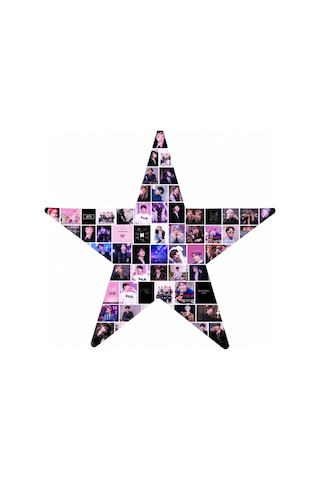 Lexroo Bts Duvar Poster Seti - 60 Adet - Pembe Bts Poster Seti - 10cm 15cm - Kalın Kuşe Kağıt