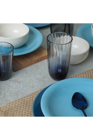 Keramika Blue Mix Yemek Takımı 18 Parça 6 Kişilik 031-413-420