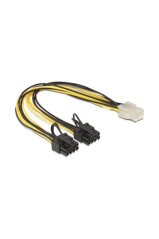 6 Pin To 2 X 8 Pin Pci-E Ekran Kartı Power Çevirici Bakır Kablo