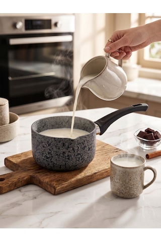 Silver Stone Ultra Güçlü Granit Sütlük Sosluk Gri - Siyah