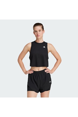 Adidas Train Essentials Boxy Workout Kadın Atlet Jf1025 Siyah