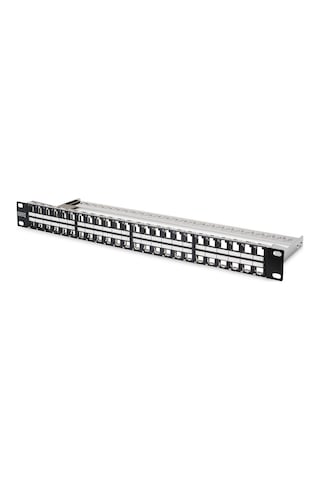 Digitus Dn-91424 48 Port Boş Patch Panel Zırhlı Keystone Jack Ta