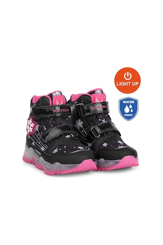 Buckhead 3034 Snowy Waterproof-ışıklı Anatomik Çocuk Bot Siyah Siyah