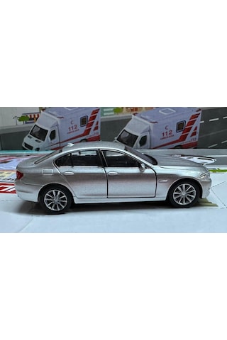 Oyuncak Metal Model Araba 1/36 Çek Bırak Bmw 535i Gri