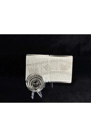 Muhsin Ertuğrul Geleneksel Türk Tiyatrosu Serisi No:6 Gümüş Hatıra Sikkesi Darphane, 925 Ayar, Proof