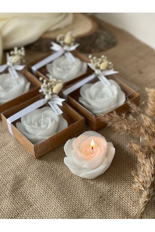 Bernami Mum Pinterest 10 Adet Süslenmiş Kutuda Gül Mum. Düğün Nişan Söz Yeni Doğan Mevlik Hediyelik Diğer