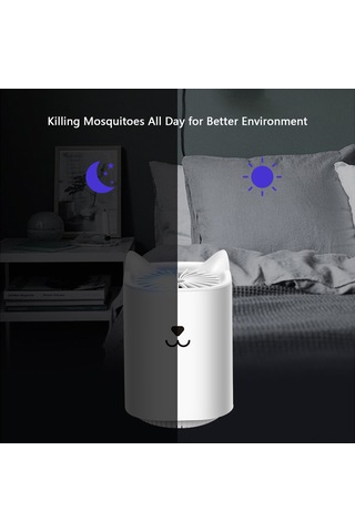 Shineyee Siyah Usb Beslemeli 5v 5w Led Uv Işıkli Photokatalitik Kompakt Mus Musu Katil Lambası