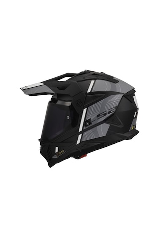 Ls2 Pioneer 2 Hill Kapalı Kask Mat Beyaz - Siyah