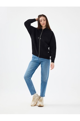 Loft Oversize Kadın Sweatshirt Lf2041117 Q1.v1 Siyah