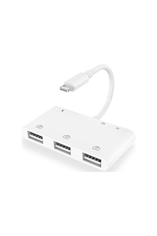 Ally iPhone Lightning To TF SD Card Reader Usb 3.0 Kamera Adaptörü