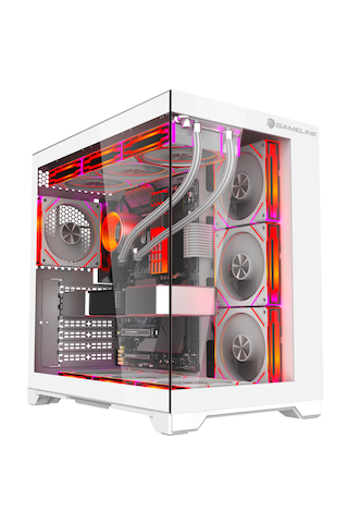Grand Premium 7x Argb Fan Kumandalı Bilgisayar Kasası Beyaz Gamer