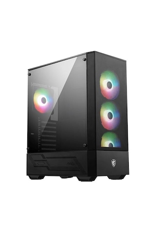Msı Mag Forge 112r Temperlı Cam 3x120mm 1x120mm Argb Fan Psu Yok Atx Gamıng Kasa