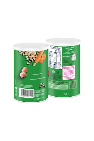 Gerber Organik Buğday ve Yulaflı Bebek Atıştırmalığı 35 G
