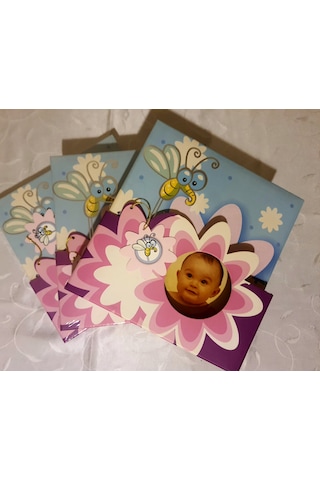 Cmf Fotoğraf Çerçevesi 20 Adet 15x21 Cm + 60 Adet 10x15 Cm Mavi - Sarı