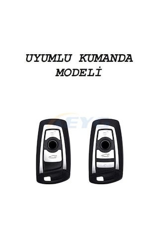 Bmw Uyumlu Anahtarlık Siyah Karbon Şık Tasarım Kumanda Kabı Bmw Uyumlu Keychain