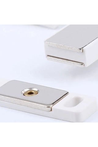Expertland Manyetik Mobilya Kapanıcı Push-to-open, 2 Adet. 282307391 Beyaz