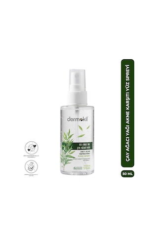 Dermokil Çay Ağacı Akne Karşıtı Yüz Spreyi 50 Ml