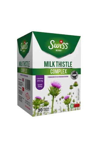 Swiss Mılk Thıstle Complex 30 Kapsül Swiss Mılk Thıstle Complex 30 Kapsül