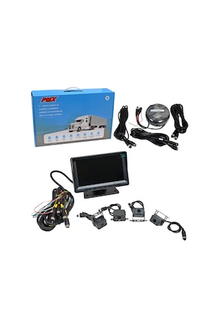 Pmx Dvr Kayıt Cihazı Kamyon-tır-minibüs 12-24v 7 İnç Ekranlı 4 Kameralı 128gb Destekli