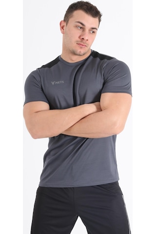 Diadora Mets Strike Antrenman T-shirt Antrasit Gri