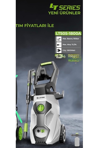 Lutian LT505 1800W 150 Bar Basınçlı Yıkama Makinesi