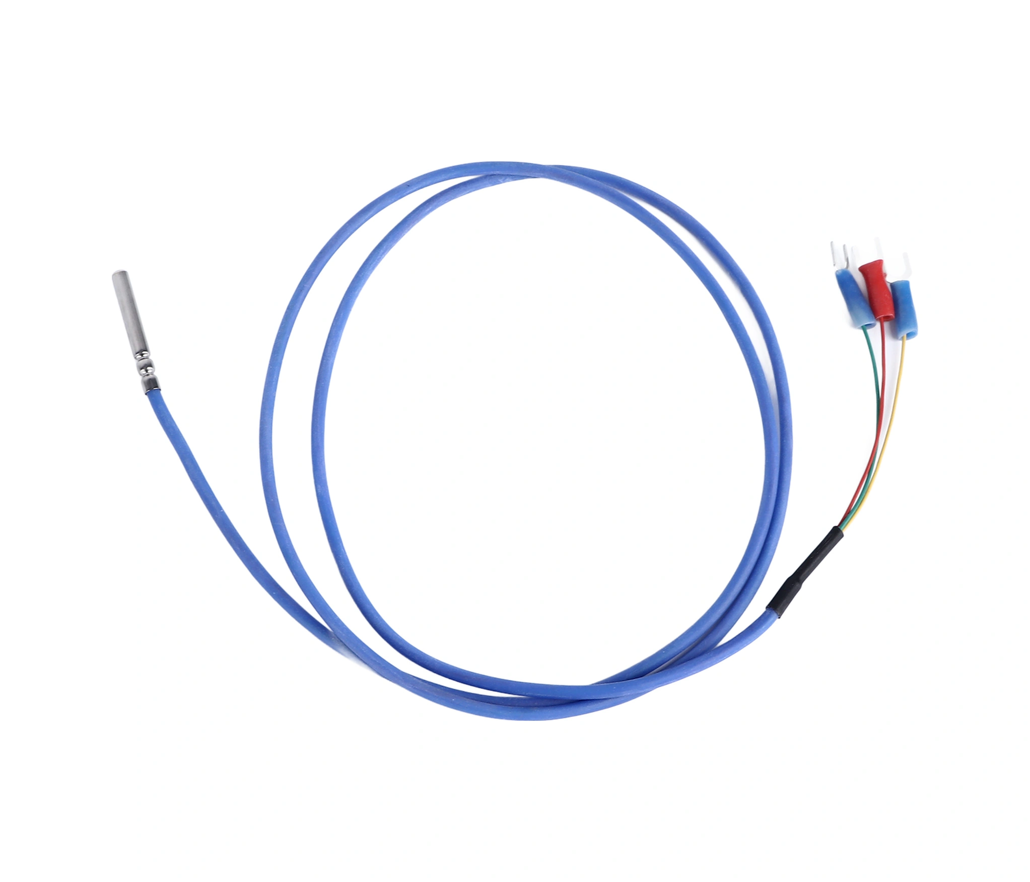 Yuntech01 Stainless Steel Suya Dayanıklı Pt100 Sıcaklık Sensörü -50 C/+350 C Aralığında Ölçüm, Ptfe Kaplı Tel Ve Y Şekilli Terminal İle