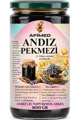 Andız Pekmezi 800 Gr - %100 Doğal Katkısız Saf Öz - Akciğer Dostu