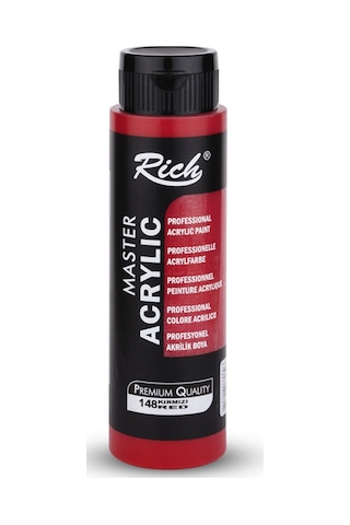 Rich Master Akrilik Boya 500Cc - Kırmızı 148 Rich Master Akrilik Boya 500Cc - Kırmızı 148