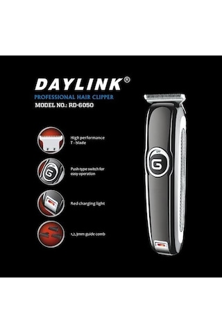 Daylink RD-6050 T Bıçaklı Turbo Saç Sakal Tıraş Makinesi