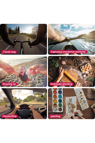 Jeemson Ulanzi Go-quick Iı Abs Hareket Kamera Boyun Tutucu: Manyetik Hızlı Kurulum, Düğme Kilidi, Katlanabilir Masaüstü Stant, Konforlu Solunum Ağı