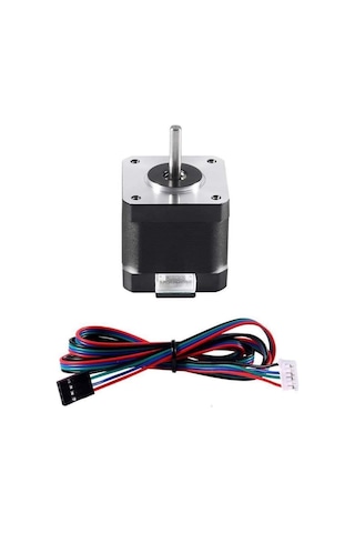 Nema 17 Step Motor 1.5a 0.4nm D Mil 2 Faz 1.5a 1.8 Derece 200 Adım 3d Yazıcı Printer