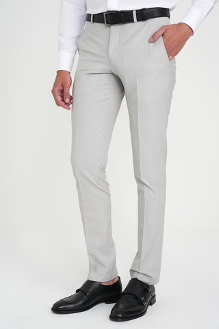 Efor Slim Fit Pilesiz Yün Klasik Taş Kumaş Pantolon P 1191 Taş